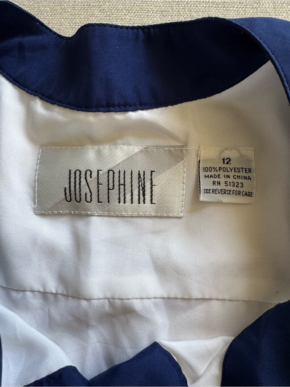 Josephine Women's Navy Blue Blouse